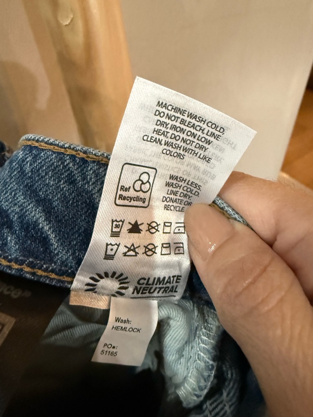 Reformation jeans Hemlock wash Tazz Denim Maxi Skirt - Picture 6 of 13